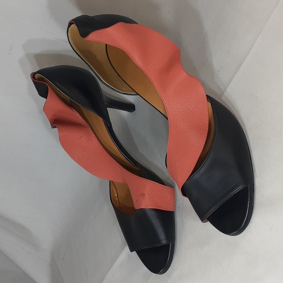 Balenciaga black and pink leather heels size 36 size 6 - Picture 4 of 16